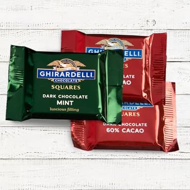 A Gift Inside Holiday Classic Chocolate, Candy & Crunch Gift Basket With Handmade Chocolates, Ghirardelli, Caramel Corn for Gourmet Christmas Food Gift - Image 4