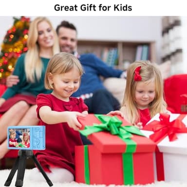 Digital Camera, FHD 4K Digital Camera with 64GB SD Card, 44MP Digital Point and Shoot Camera, 16X Digital Zoom, Anti Shake, 3-LED Fill Lights, Compact Camera for Kids Teen Boys Girls, Blue - Image 7