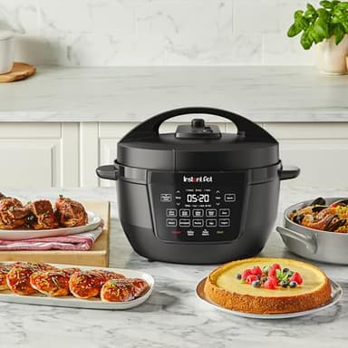 Instant Pot 7.5QT RIO Wide, 7-in-1 Electric Multi-Cooker, Pressure Cooker, Slow Cook, Rice, Steamer, Sauté, Yogurt & Warmer, Wide Base, Large Searing Base, WhisperQuiet Steam Release - Image 2