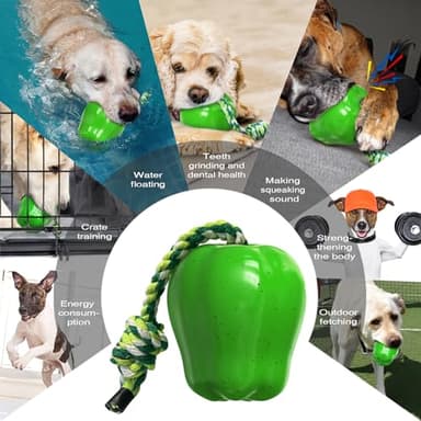 TANGJAK Dog Toy Multi-Functional Pet Toys Long Lasting Dog Chews Squeaky Dog Toys Tough Dog Toys for Gift - Image 4