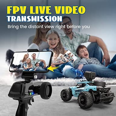 DEERC RC Cars DE36W Remote Control Car with 1080P HD FPV Camera, 1/16 Off-Road High Speed Monster Trucks for Kids Adults 60 Min Play - Image 3