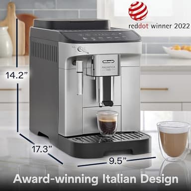De'Longhi Magnifica Evo Automatic Espresso & Coffee Machine with Manual Milk Frother, Built-in Grinder & Auto-Clean Function - For Latte, Cappuccino, Americano, Iced Coffee, ECAM29043SB - Image 2