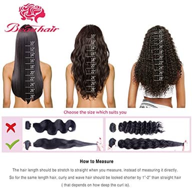 Beauhair Body Wave Human Hair Bundles with Closure 18 20 22 with 18"Closure 8A Brazilian 100% Unprocessed Brazilian Virgin Hair Body Wave 3 Bundles with Free Part 4X4 Lace Closure Natural Color - Image 7