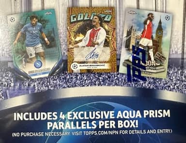 2023/24 Topps Chrome UEFA Club Competitions Soccer Value Box - Image 3