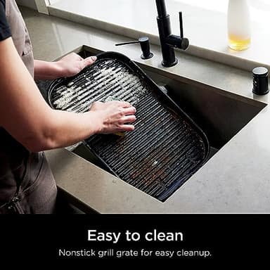 Ninja | Grill & Smoker | Outdoor Woodfire Pro XL | 4 in 1 Grill, BBQ Smoker, Air Fryer & Bake | Portable | Includes Built in Thermometer & 2 Woodfire Pellet Packs | Dark Grey | OG850 - Image 8