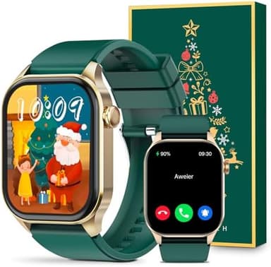 SOUYIE Smart Watch for Men Women Android iPhone, with Bluetooth Call(Answer/Make Call) 2024, 2.04" Fitness Tracker IP68 Waterproof, 136+ Sports, Heart Rate Blood Oxygen Sleep Monitor - Image 3