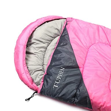 tuphen- Sleeping Bags for Adults Kids Boys Girls Backpacking Hiking Camping Microfiber Liner, Cold Warm Weather 4 Seasons Winter, Fall, Spring, Summer, Indoor Outdoor Use, Lightweight & Waterproof - Image 5