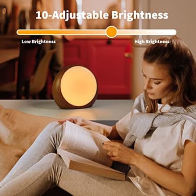 Brown Noise Sound Machine White Noise Machine with 12 Color Night Lights 30 Soothing Sounds Auto-Off Timer Calming Sleep Machine with Memory Function for Baby Kids Adult for Office Privacy - Image 7