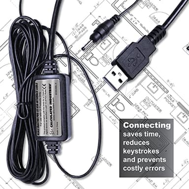 Calculated Industries 5006 Scale Master ProXE PC Interface Cable for the 6135 Scale Master ProXE, 15 feet, Black - Image 5