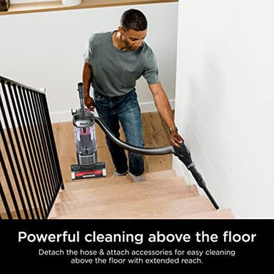 Shark ZU102 Rotator Pet Upright Vacuum with PowerFins HairPro & Odor Neutralizer Technology, Charcoal, 2.9 L Dust Cup - Image 6