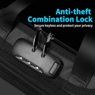 Andyer Accordion File Organizer with Lock, Fireproof Expanding File Folder with Tabs, 13 Pockets Important Document Organizer with Handle, Portable Paperwork Business Organizer, Letter/A4-Size (Black) - Image 2