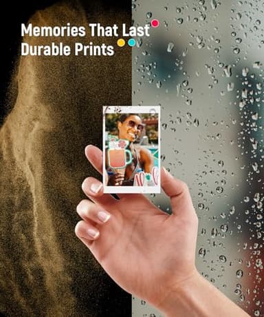 Liene Zink Photo Paper 2x3" 50 Sheets, Premium Photo Printer Paper w/Adhesive Back, Waterproof, Smudge Proof, Tear Proof, Instant Photo Paper - Image 5