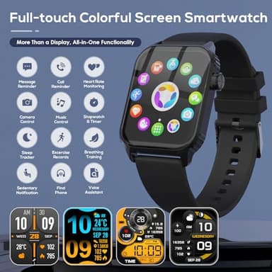 TRAUSI Smart Watch for Men, 1.83" HD - Image 2