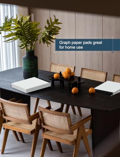 Zaviko Graph Paper Pad 8.5 x 11, 24 Pack, 4x4 Graph Ruled, Grid Paper Pad 8-1/2" x 11", Blueprint Quadrille Pad, Easy Tears Off, Grid Pad Notebook 8.5 x 11, White 70 GSM Graft Paper, 30 Sheets/Pad - Image 7