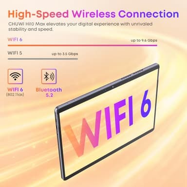 CHUWI Hi10 Max 2 in 1 Windows Tablet 12.96", Intel N150(3.6GHz), 512GB SSD 12GB LPDDR5, Windows 11 Tablet PC with Backlit Keyboard, 3K FHD IPS Touchscreen,WiFi 6, BT 5.2,Dual Camera,HDMI,USB3.2 - Image 5