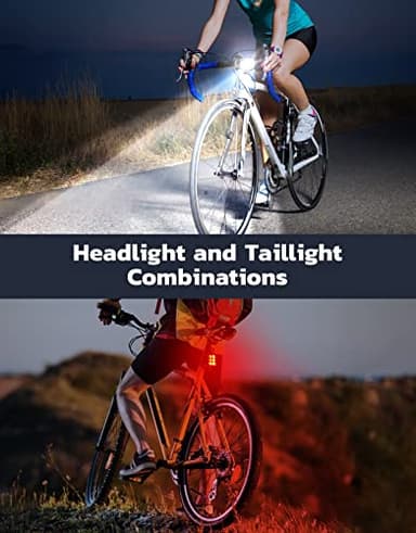 Zewdov Bike Lights for Night Riding, USB Rechargeable Bike Lights Front and Back, Waterproof IP65 Bicycle Light, 4+6 Modes Bike Headlight and Tail Light Set,1.5 Hrs Fast Charging, Easy to Install - Image 2