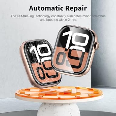 LK 6 Pack for Apple Watch Series 11/ Series 10 Screen Protector 42mm - Anti-Scratch, Self-Healing Soft TPU Screen Protector for Apple Watch 42mm, Bubble Free, HD Transparent, Touch Sensitive - Image 3