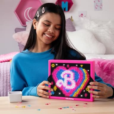 Lite Brite Super Bright HD, Barbie Edition - Creative Retro Light-Up Screen – Educational Play for Children, Enhances Creativity, Gift for Girls and Boys Ages 6+ - Image 4
