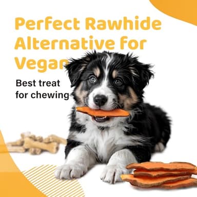 iPaw Sweet Potato Chews, Single Ingredient Dog Treats for Vegetarian, All Natural Human Grade Puppy Chew, Rawhide Alternative, Hypoallergenic, Easy to Digest - Image 4