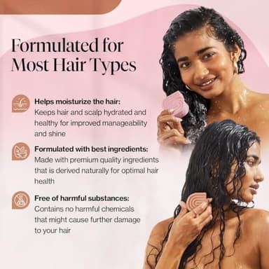 Kitsch Castor Oil Shampoo & Shea Butter Conditioner Bar – Shampoo and Conditioner Set - Hydrating & Moisturizing Bar Soap - Free of Paraben, Silicone, Sulfate - Made in USA - 2pc Set - Image 4