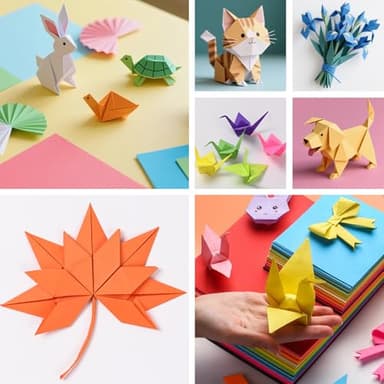 SiluFlorid 300 Sheets Origami Paper, 25 Colors Origami Paper 6x6, Double Sided Color 6" Square Oragami Paper for Scrapbook Decor, Folding Crafts Kids DIY School Arts Crafts - Image 6