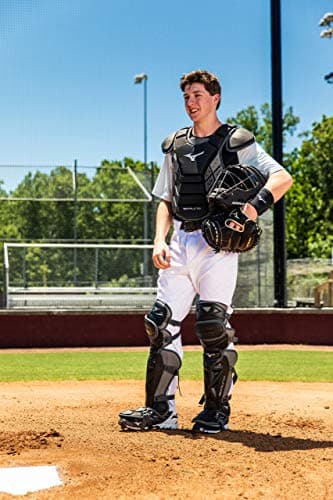 Mizuno Samurai Adult Baseball Boxed Catcher's Gear Set , Black-Royal, 16" Men's Adult - Image 9