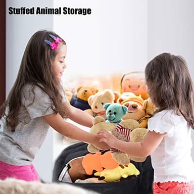 Stuffed Animal Storage Bean Bag Cover Pets Dogs/Cats Lazy Beds. Washable Ultra Soft Corduroy Stuffed for Organizing Plush Toys or Textile, Sack Bean Bag - Image 5