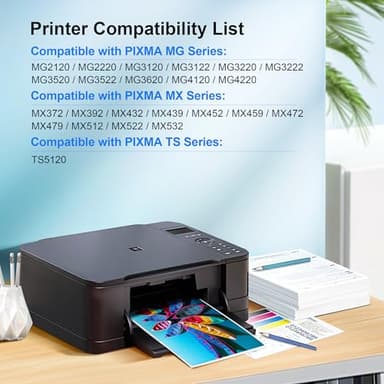 Adoccur PG-240 XL/CL-241 XL Ink Cartridges Compatible with Canon 240XL 241XL Combo Pack 240 241 Ink for Canon PIXMA MG3600 MG3620 TS5120 MX472 Printer Ink, 1 Black, 1 Color (2 Pack) - Image 2