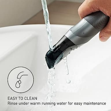 Panasonic Body Groomer for Men and Women, Unisex Wet/Dry Cordless Electric Body Hair Trimmer with 2 Comb Attachments, Multi-Directional Shaving in Sensitive Areas - ER-GK80-S (Black) - Image 7