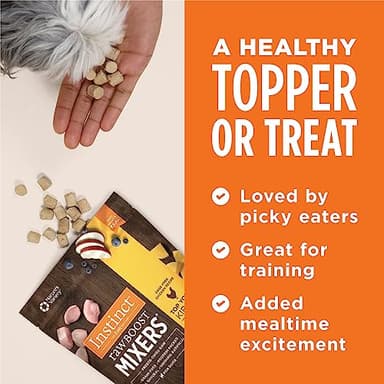 Instinct Raw Boost Mixers, Freeze Dried Dog Food Topper, Grain Free - Cage Free Chicken, 6 oz. Bag - Image 6