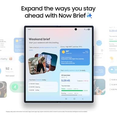Samsung Galaxy Z Fold7 Cell Phone + Gift Card, 512GB AI Smartphone, Unlocked Android, AI Photo Edits, Large Screen, Long Battery Life, 2025, US 1 Yr Manufacturer Warranty, Blue Shadow - Image 7