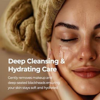 AVCA Blackhead Remover Cleansing Oil 10.14 fl.oz.(300ml) - Makeup & Blackhead Remover, PHA Gentle Exfoliator, Lightweight Pore Cleanser, Korean Skincare for Normal & Oily Skin - Image 3