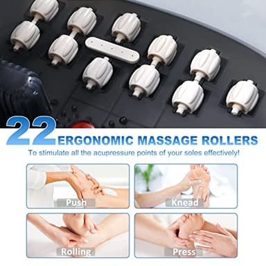 ECARBME Foot Spa Bath Massager with Heat [2025 Upgraded], Jets, Vibration, Adjustable Temp, Bubbles, Epsom Salt, Foot Soaking Tub with 22 Massage Rollers, Pedicure Foot Spa for Relaxation, Black - Image 9