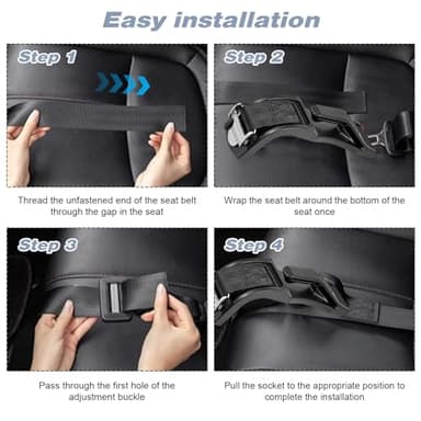 Cushion Bump Strap- Seat Adjuster for Mother-Prevent The Abdomen from Stress，Universal Fit, Easy Install - Image 5