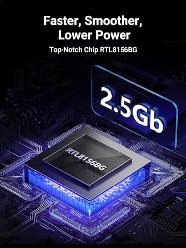 UGREEN USB to Ethernet Adapter 2.5Gb, Ethernet to USB Adapter, Aluminum, USB 3.0 to RJ45 Computer Network Internet LAN Ethernet Dongle for Laptop, Compatible for MacBook Air/Pro, XPS, Windows, macOS - Image 5