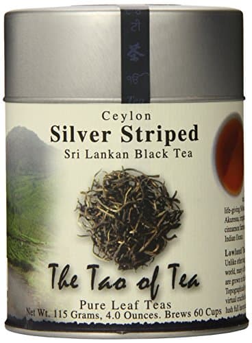The Tao of Tea, Silver Striped Black Tea, Loose Leaf, 4 Ounce Tin - Image 1