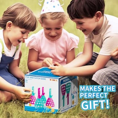 Bennol Outdoor Game Toys for Kids Boys with 20 Balls, Pop Pass Catch Ball Game Outside Toys Gifts for 3 4 5 6 7 8+ Year Old Boy Kids, Outside Outdoor Toy Gifts for Boys Ages 3-5 4-8 - Image 6