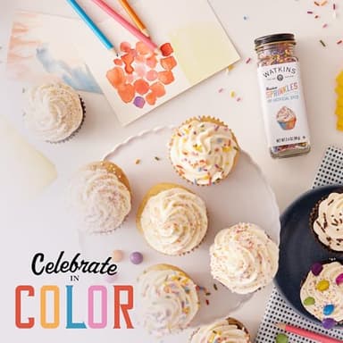 Watkins Rainbow Decorating Sprinkles, 3.4 Ounce Jar, 3-Pack - Image 5