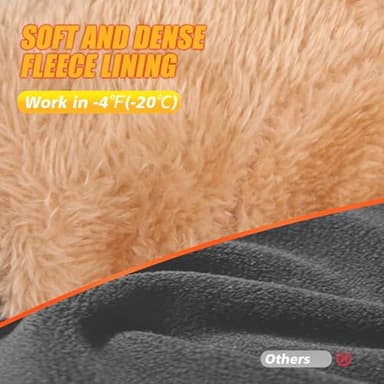 ihuan Winter Waterproof Ski Gloves Men Women, Snow Warm Cycling Cold Weather, Driving Biking Running - Image 3
