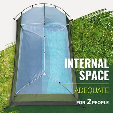 Forceatt Tent 2-3 Person Camping Tent, Waterproof and Windproof 3-4 Seasons Ultralight Backpack Tent, can be Installed Immediately, Suitable for Hiking, Camping, Outdoor (2-Person-Dark Green) - Image 5