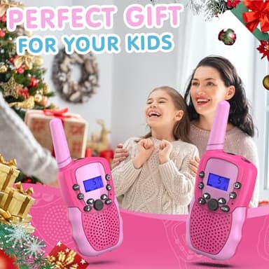 Selieve Toys for 3-12 Year Old Girls Boys, Walkie Talkies for Kids 22 Channels 2 Way Radio Toy with Backlit LCD Flashlight, 3 Miles Range for Outside, Camping, Hiking - Image 6