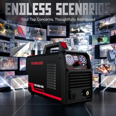 YESWELDER Plasma Cutter 60Amp Non-High Frequency Non-Touch Pilot Arc, Digital Display DC Inverter 110/220V Dual Voltage Blowback Plasma Cutting Machine CUT-60DS PRO - Image 8