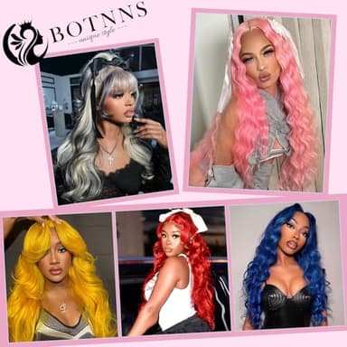 BOTNNS 28 Inch 613 13x6 Lace Front Wig Human Hair 200 Density Blonde Wig Human Hair 613 Body Wave Blonde HD Lace Front Wigs Human Hair Pre Plucked 613 Lace Frontal Wigs - Image 6