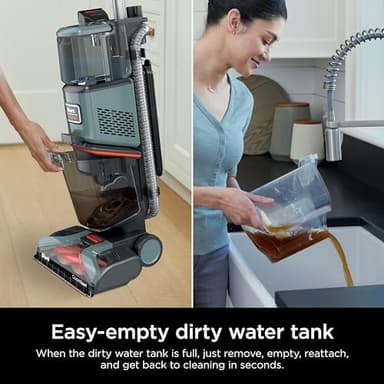 Shark CarpetXpert Upright Carpet, Area Rug & Upholstery Cleaner, Built-In Spot & Stain Remover & XL Tool, Perfect for Pets, Carpet Shampooer, 3 Cleaning Tools, Cleaning Solution, Slate Green, EX151 - Image 6