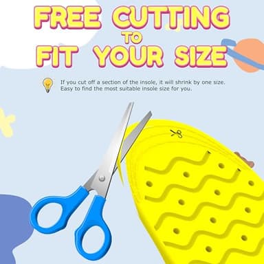 Sifemp Insoles for Airtag Hidden Holder, Tracker Devise Case for Kids, Comfortable Inserts for Shoes，Yellow Dinosaur (Yellow, 135-150mm Kid 6.5-Kid 8) - Image 3