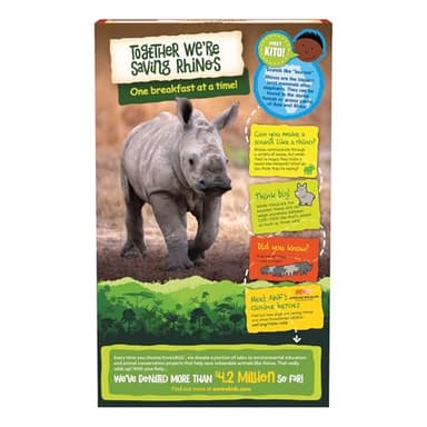 EnviroKidz Organic Rhino Rolls Cereal, 9.5 oz (Pack of 12), Cinnamon Bun, Gluten Free, Non-GMO, by Nature's Path - Image 6