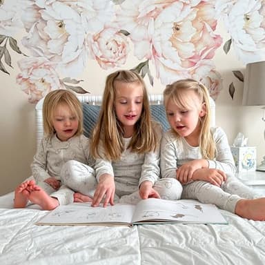 Owlivia 100% Organic Cotton Baby Long Sleeve Pajama Sets, Toddler Boy Girl 2-Piece Sleepwear(5 Years, Grey Rabbit) - Image 2