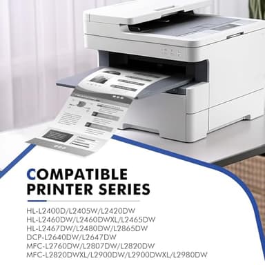 DR830 DR-830 Drum Unit Black 2-Pack Replacement for Brother DR830 DR 830 DR-830 HL-L2400D L2405W L2460DW L2460DWXL L2865DW L2480DW DCP-L2640DW MFC-L2807DW L2820DW L2820DWXL Printer (Not Toner) - Image 6