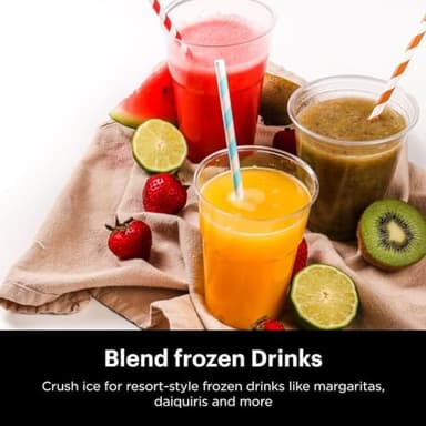 Ninja Blender, For-Smoothies, Salsa, Shakes, Slush, and-Frozen Drinks, Pitcher, and-Lid, for-Kitchen, Crushes Ice, Fruit, and-Veggies, 1000-Watt, Dishwasher Safe, Black, NJ601AMZ​ - Image 3