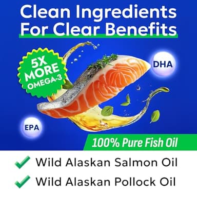 Bark&Spark Fish Oil for Dogs - Natural Omega-3 - Skin & Coat Support - Liquid Food Supplement for Pets - Natural EPA + DHA Fatty Acids for Joint Function, Immune & Heart Health 32oz - Salmon - Image 3